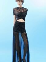 Φόρεμα με διαφάνεια